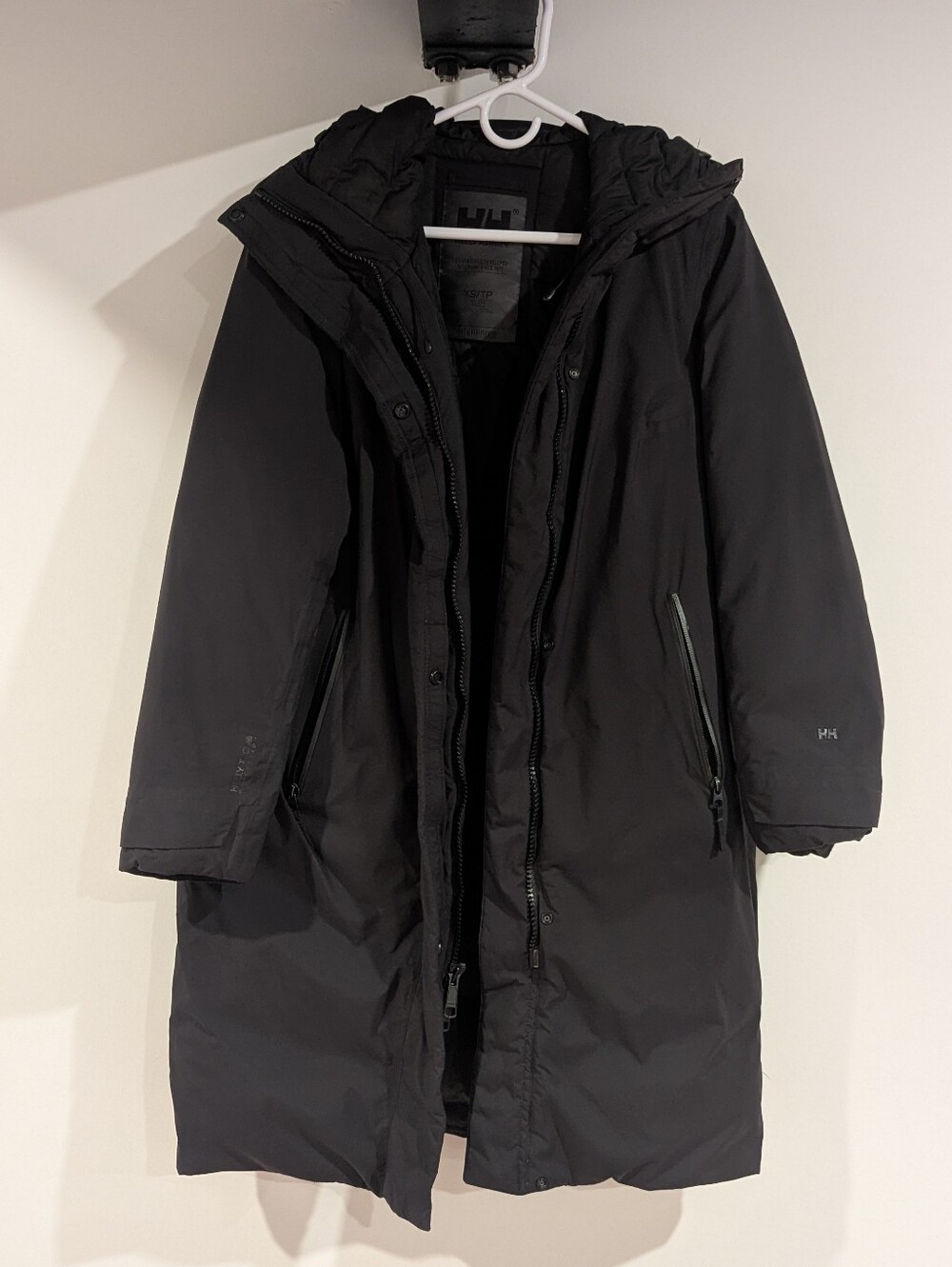 Helly Hansen Black Puffer Coat XS